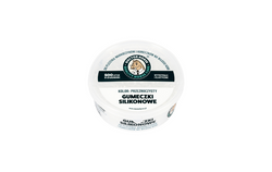 Gumeczki silikonowe do zaplatania warkoczyków i koreczków – przeźroczyste