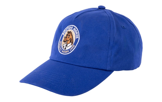 Czapka z daszkiem Royal blue z logo Doctor Horse
