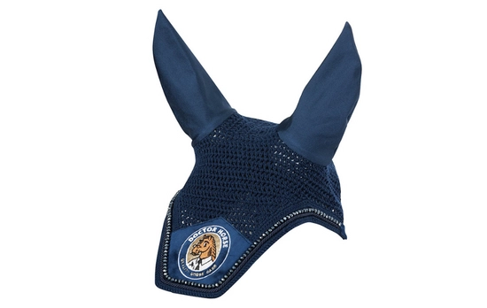 Kentucky nauszniki Velvet Pearls- granatowe