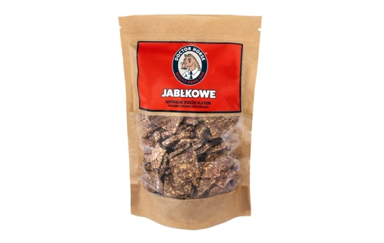 Jabłkowe – Naturalne Smaczki z Cynamonem dla Koni 1L | Doctor Horse x Końska Cukierenka