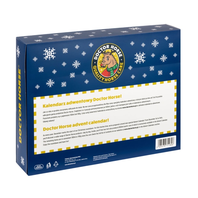 Kalendarz Adwentowy Renifer 2025 Granatowy