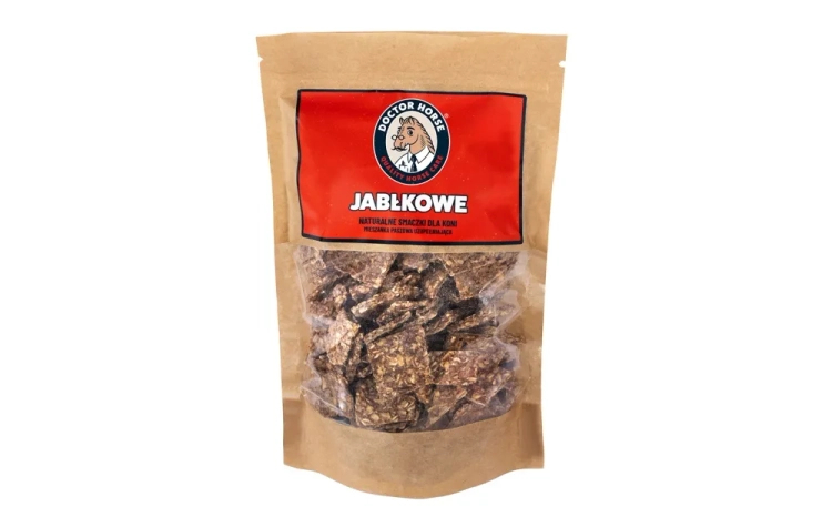 Jabłkowe – Naturalne Smaczki z Cynamonem dla Koni 1L | Doctor Horse x Końska Cukierenka