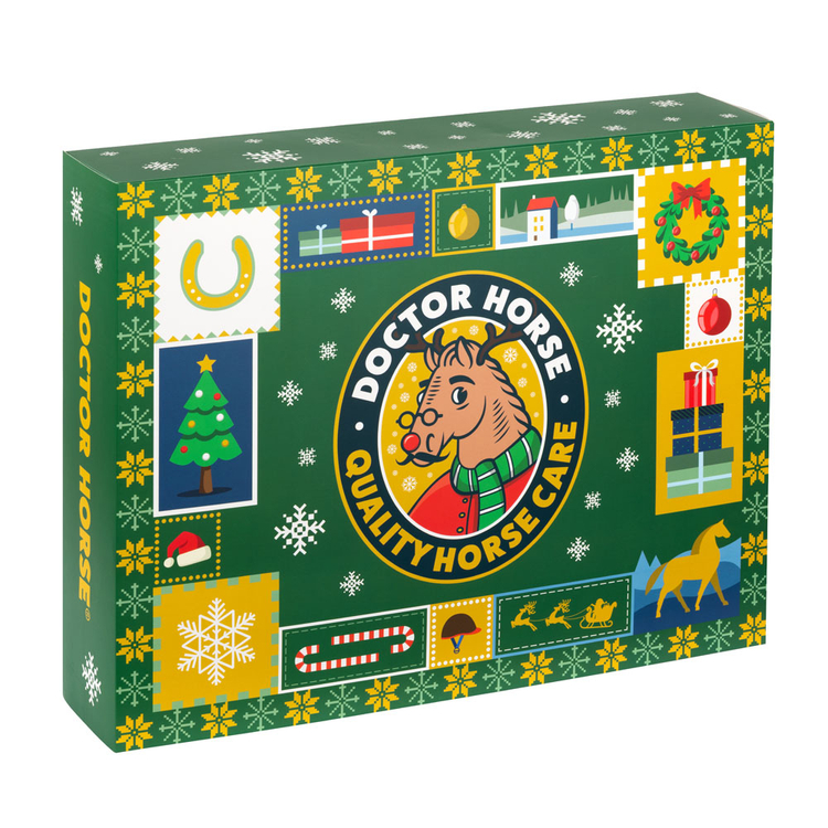 Reindeer Advent Calendar 2026, green