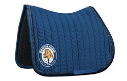 Kentucky Schabracke Velvet Pearls - marineblau mit Doctor Horse Logo