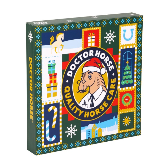 Kalendarz Adwentowy Ciemna zieleń Nowa Zawartość