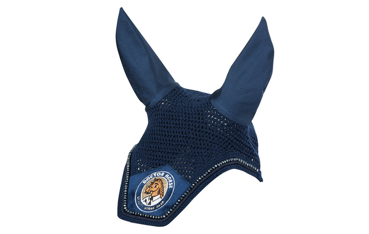 Kentucky Fliegenhaube Velvet Pearls - marineblau