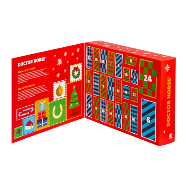 Kalendarz Adwentowy Renifer 2025 Czerwony