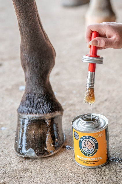 Mocne Kopyta z Brokatem - Olej do kopyt z brokatem puszka 450ml