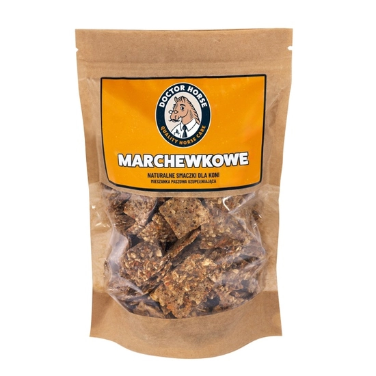Marchewkowe – Naturalne Smaczki dla Koni 1L | Doctor Horse x Końska Cukierenka