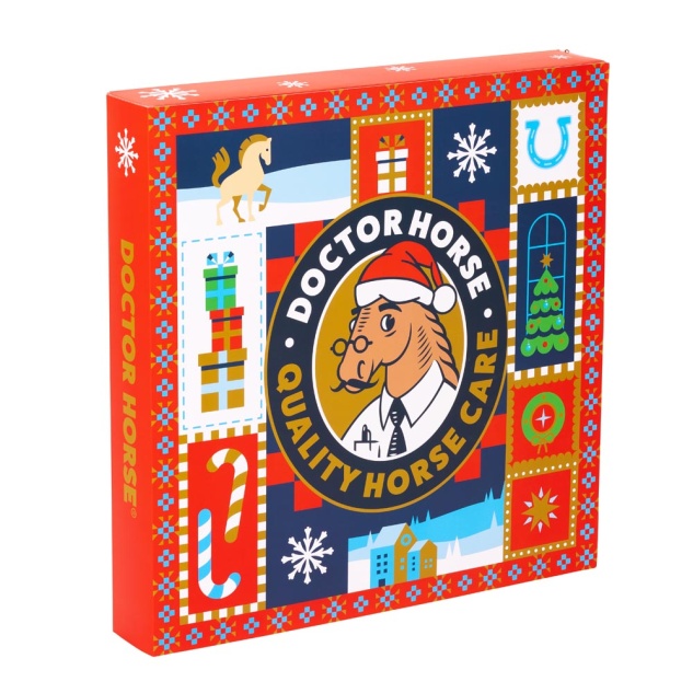 Kalendarz Adwentowy czerwony Nowa Zawartość