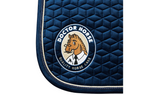 Kentucky Velvet Saddle Pad - navy blue with Doctor Horse logo
