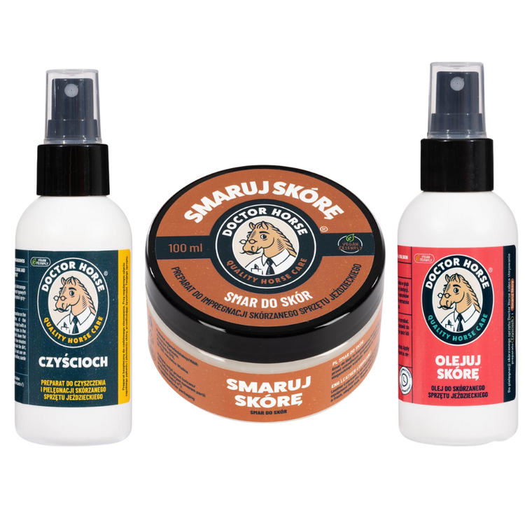 Small Equestrian Equipment Cleaning and Care Kit - Leather and Riding Boots | Doctor Horse