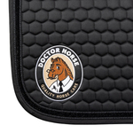 Kentucky Glitter Band Schabracke - schwarz mit Doctor Horse Logo
