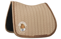 Kentucky Schabracke Velvet Pearls - beige mit Doctor Horse Logo
