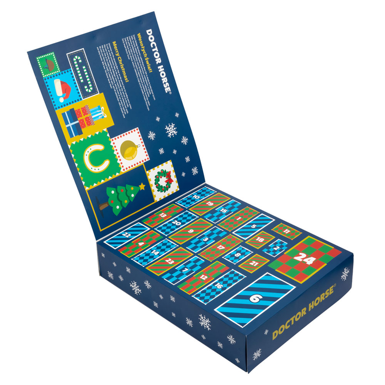 Reindeer Advent Calendar 2026, navy blue