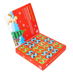 Kalendarz Adwentowy czerwony Nowa Zawartość