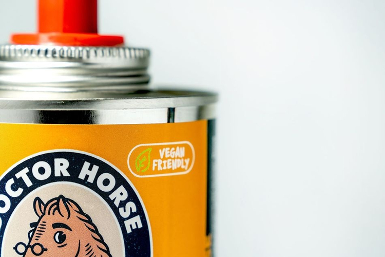 Mocne Kopyta z Brokatem - Olej do kopyt z brokatem puszka 450ml