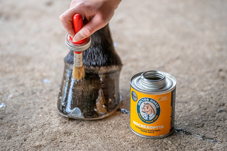 Mocne Kopyta z Brokatem - Olej do kopyt z brokatem