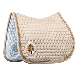 Kentucky Glitter Band Schabracke - beige mit Doctor Horse Logo