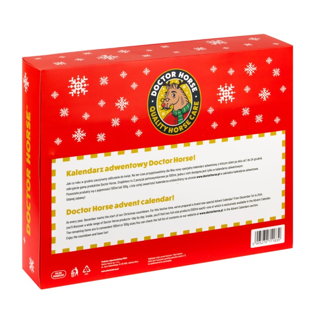 Kalendarz Adwentowy Renifer 2025 Czerwony