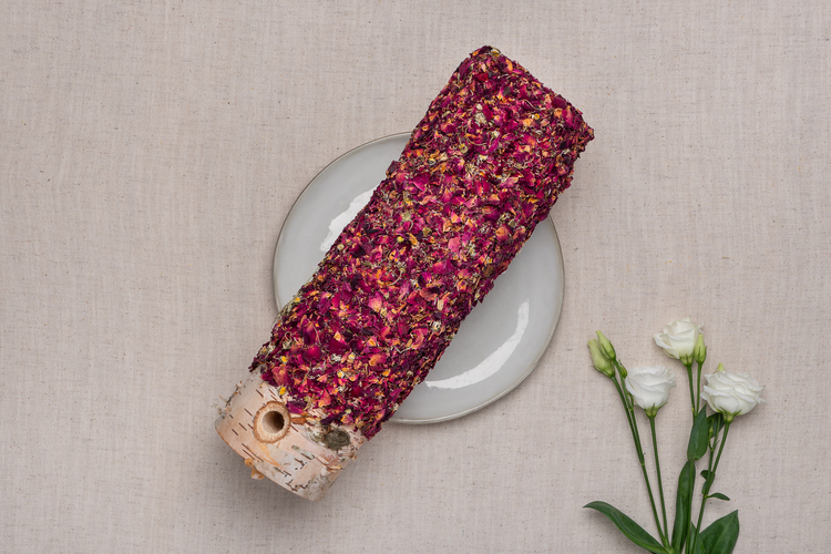 Rosen-Delight - Knabberholz aus Birke für Pferde