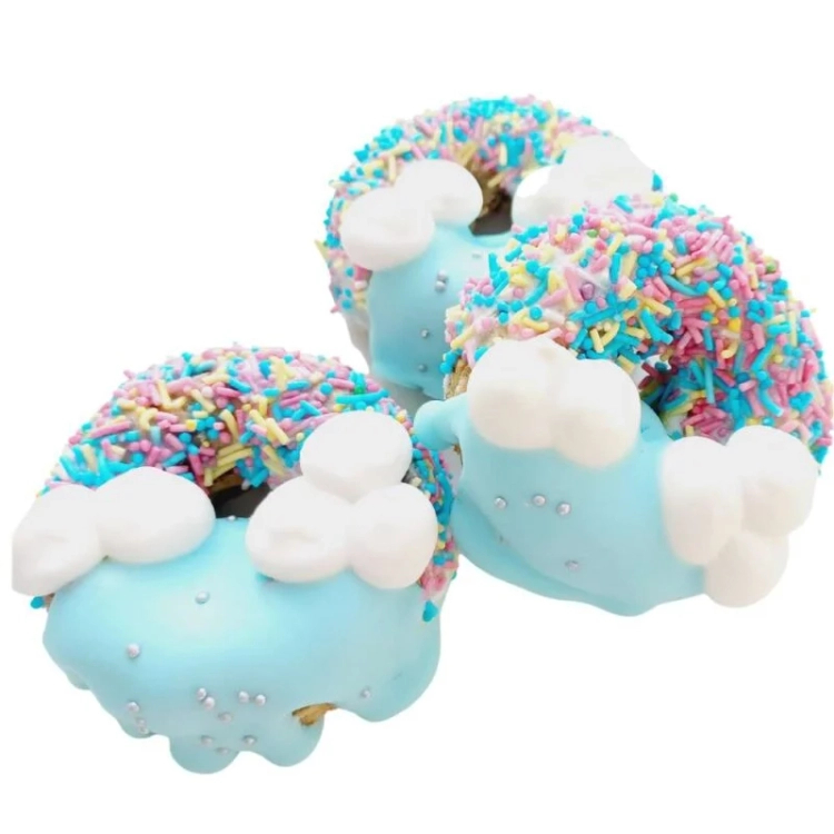 Rainbow Cloud Donut - horse treat