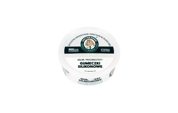 Gumeczki silikonowe do zaplatania warkoczyków i koreczków – Czarne