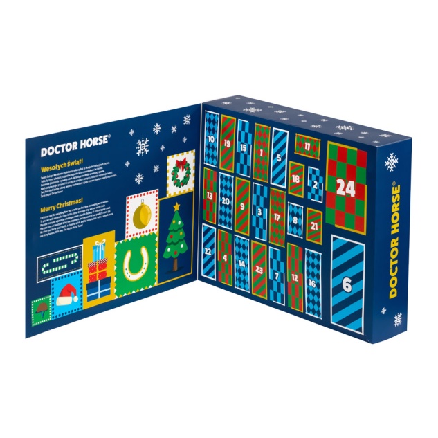 Kalendarz Adwentowy Renifer 2025 Granatowy