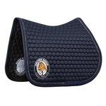 Kentucky Glitter Band Saddle Pad - navy blue with Doctor Horse logo